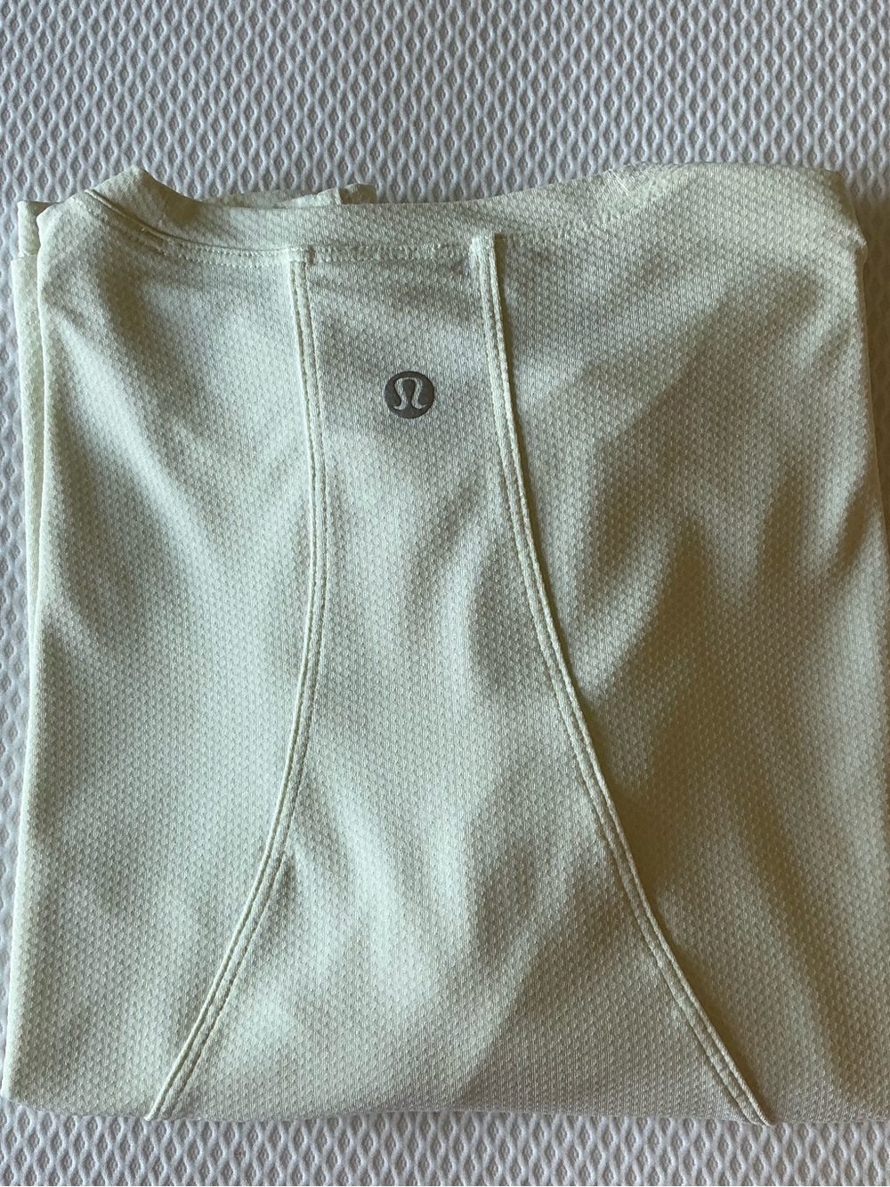 lululemon athletica Light Yellow Performance Tank